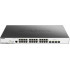 Коммутатор D-Link DGS-3000-28XMP/B1A (L2) 24x1Гбит/с 4SFP+ 24PoE+ 370W управляемый