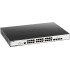 Коммутатор D-Link DGS-3000-28XMP/B1A (L2) 24x1Гбит/с 4SFP+ 24PoE+ 370W управляемый