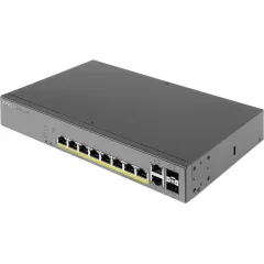 Коммутатор Zyxel GS1350-12HP-EU0101F (L2) 10x1Гбит/с 2SFP 8PoE+ 130W управляемый