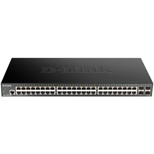 Коммутатор D-Link DGS-1250-52X/A1A 48x1Гбит/с 4SFP+ управляемый