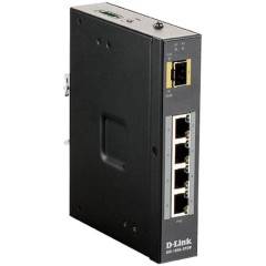 Коммутатор D-Link DIS-100G-5PSW/A1A 4x1Гбит/с 1SFP 4PoE+ 120W неуправляемый
