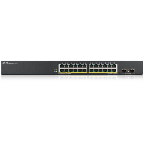 Коммутатор Zyxel GS190024HPV2-EU0101F (L2) 24x1Гбит/с 2SFP 24PoE+ 170W управляемый
