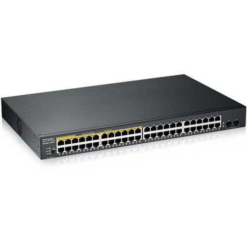 Коммутатор Zyxel GS190048HPV2-EU0101F (L2) 48x1Гбит/с 2SFP 24PoE+ 170W управляемый