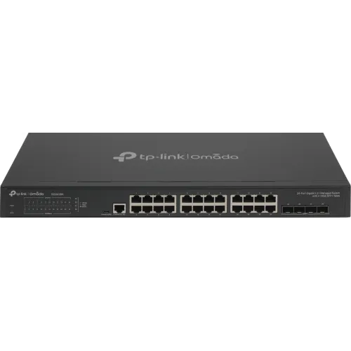 Коммутатор TP-Link SG3428X (L2+) 24x1Гбит/с 4SFP+ управляемый
