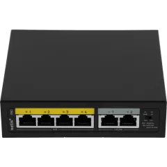 Коммутатор Netis P106C (L2) 6x100Мбит/с 4PoE+ 60W неуправляемый