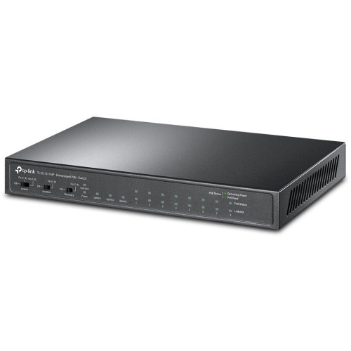 Коммутатор TP-Link TL-SL1311MP 8x100Мбит/с 2x1Гбит/с 1SFP 8PoE+ 124W неуправляемый