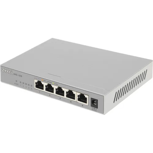 Коммутатор Zyxel MG-105-ZZ0101F 5x2.5Гбит/с неуправляемый