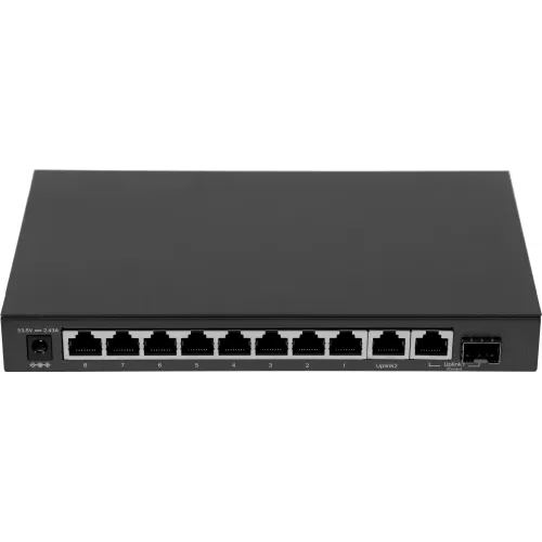 Коммутатор TP-Link TL-SG1210MP 9x1Гбит/с 1xКомбо(1000BASE-T/SFP) 8PoE+ 123W неуправляемый