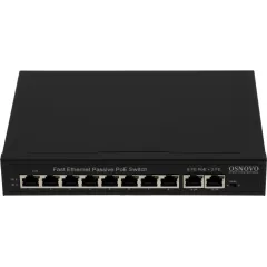 Коммутатор Osnovo SW-21000/A(120W) (L2) 10x100Мбит/с 8PoE 120W неуправляемый