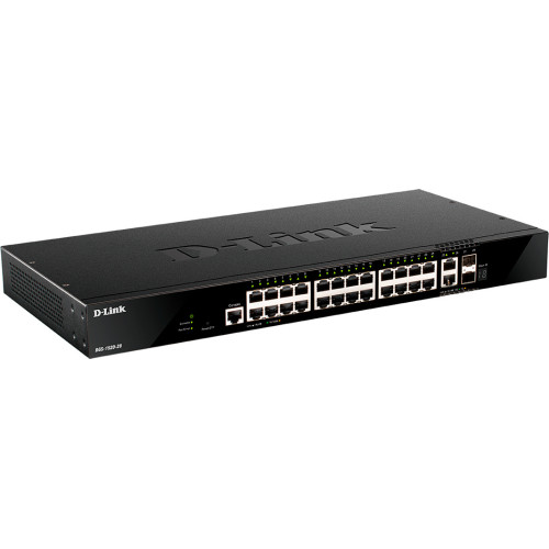 Коммутатор D-Link DGS-1520-28/A1A (L3) 24x1Гбит/с 2x10Гбит/с 2xКомбо(10GBase-T/SFP+) управляемый