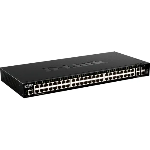 Коммутатор D-Link DGS-1520-52/A1A (L3) 48x1Гбит/с 2x10Гбит/с 2xКомбо(10GBase-T/SFP+) 2SFP+ управляемый