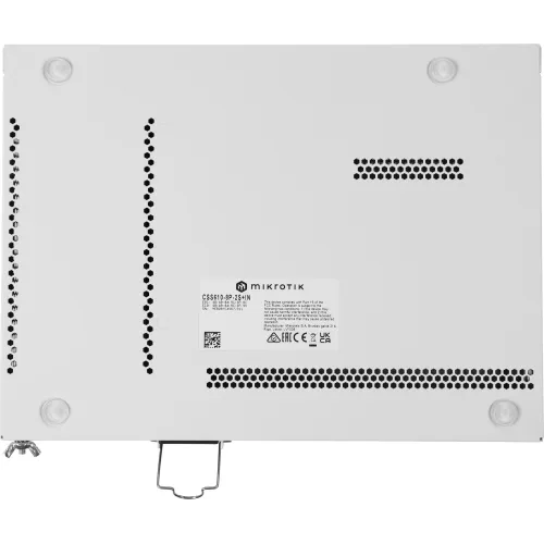 Коммутатор MikroTik CSS610-8P-2S+IN (L2) 8x1Гбит/с 2SFP+ 8PoE 8PPoE 140W управляемый