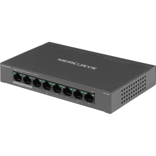 Коммутатор Mercusys MS108GP (L2) 8x1Гбит/с 7PoE+ 65W неуправляемый