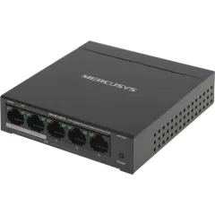 Коммутатор Mercusys MS105GP (L2) 5x1Гбит/с 4PoE+ 65W неуправляемый