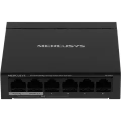 Коммутатор Mercusys MS106LP (L2) 6x100Мбит/с 4PoE+ 40W неуправляемый