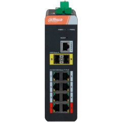 Коммутатор Dahua DH-IS4210-8GT-120 (L2) 8x1Гбит/с 2SFP 8PoE 120W управляемый
