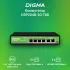 Коммутатор Digma DSP204G-2G-T80 (L2) 6x1Гбит/с 4PoE 4PoE+ 1PoE++ 80W неуправляемый