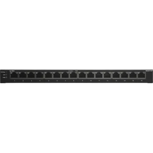 Коммутатор TP-Link SG2016P (L2+) 16x1Гбит/с 8PoE+ 120W управляемый