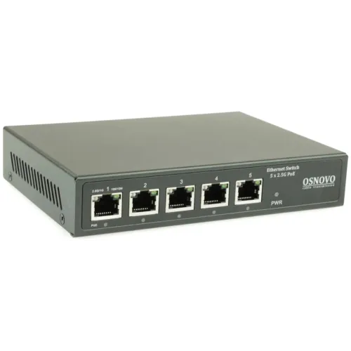 Коммутатор Osnovo SW-5D-1(60W) 5PoE 60W неуправляемый