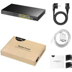 Коммутатор Cudy GS2018PS2-200W (L2) 16x1Гбит/с 2SFP 16PoE+ 200W управляемый