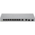 Коммутатор Zyxel XGS1010-12-ZZ0102F (L2) 8x1Гбит/с 2x2.5Гбит/с 2SFP+ неуправляемый