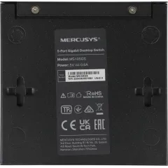 Коммутатор Mercusys MS105GS (L2) 5x1Гбит/с неуправляемый