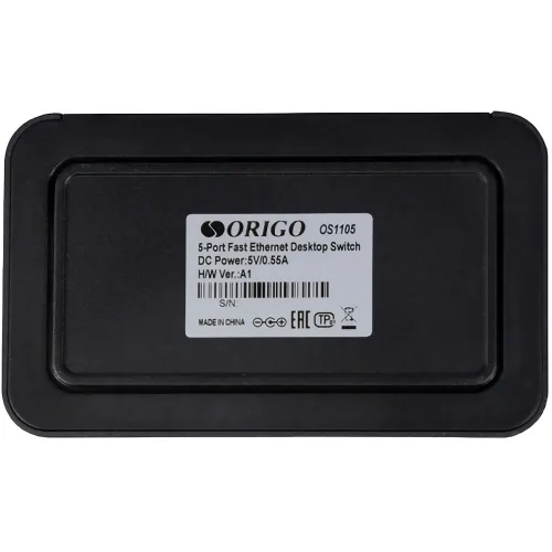 Коммутатор Origo OS1105 OS1105/A1A 5x100Мбит/с неуправляемый