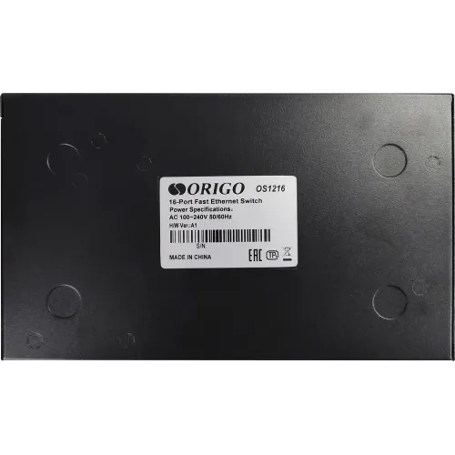 Коммутатор Origo OS1216 OS1216/A1A (L2) 16x100Мбит/с неуправляемый