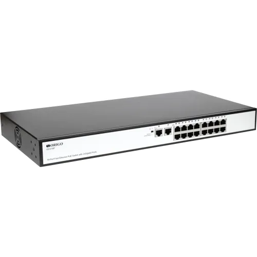Коммутатор Origo OS1218P/190W OS1218P/190W/A1A 16x100Мбит/с 2x1Гбит/с 16PoE 16PoE+ неуправляемый