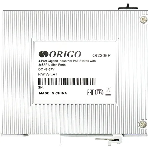 Коммутатор Origo OI2206P/120W OI2206P/120W/A1A (L2) 4x1Гбит/с 2SFP 4PoE 4PoE+ 120W неуправляемый