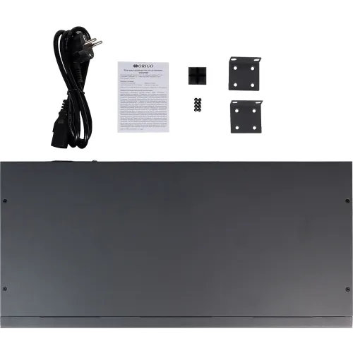 Коммутатор Origo OS2228P/370W OS2228P/370W/A1A 28x1Гбит/с 2xКомбо(1000BASE-T/SFP) 2SFP 24PoE+ 370W неуправляемый