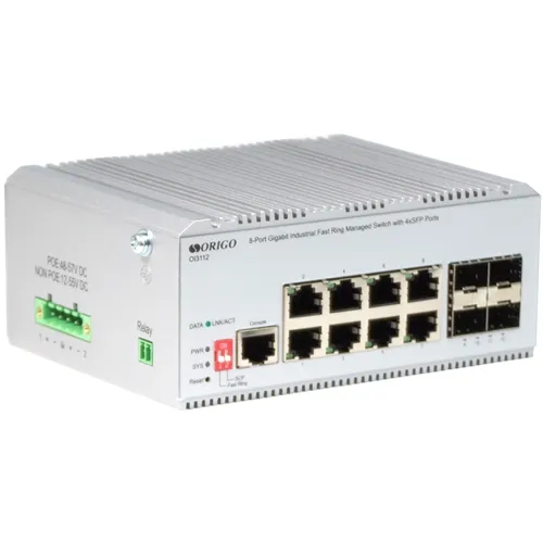 Коммутатор Origo OI3112 OI3112/A1A (L2) 12x1Гбит/с 4SFP управляемый