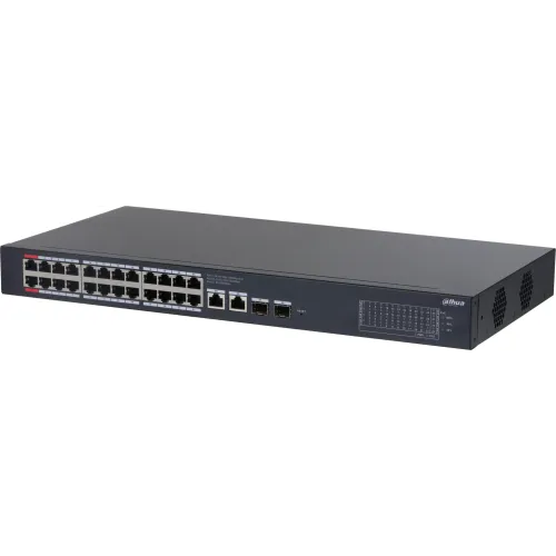 Коммутатор Dahua DH-CS4228-24GT-240 (L2) 26x1Гбит/с 2xКомбо(1000BASE-T/SFP) 24PoE 265W управляемый