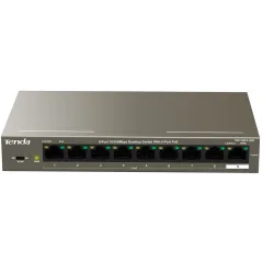 Коммутатор Tenda TEF1109P-8-102W (L2) 9x100Мбит/с 8PoE 92W неуправляемый