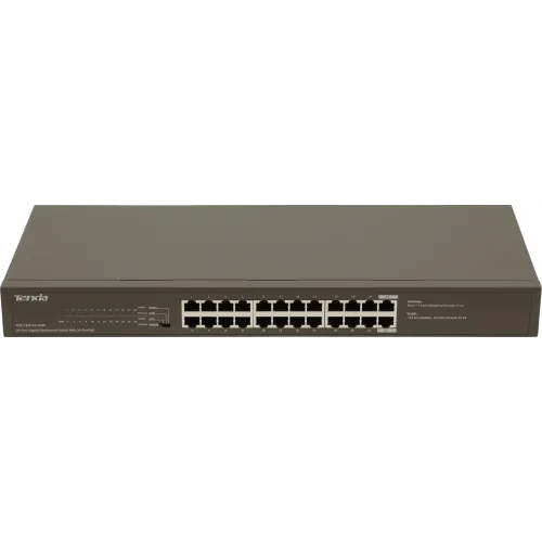 Коммутатор Tenda TEG1124P-24-250W (L2) 24x1Гбит/с 24PoE 225W неуправляемый