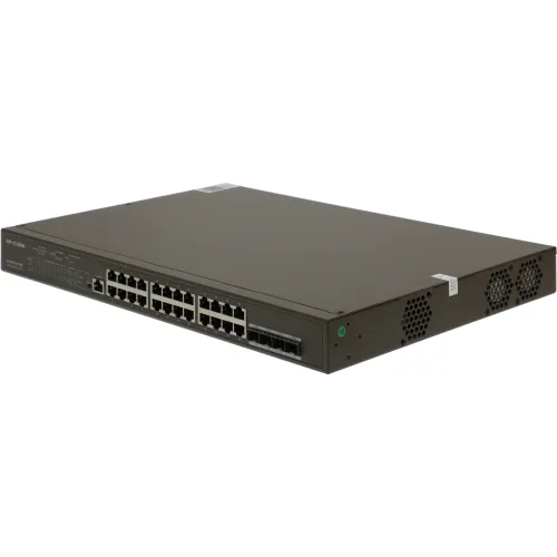 Коммутатор IP-Com G5328P-24-410W (L3) 24x1Гбит/с 4xКомбо(1000BASE-T/SFP) 4SFP 24PoE 370W управляемый