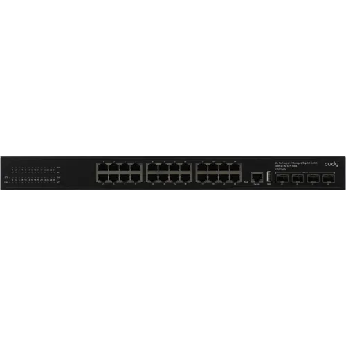 Коммутатор Cudy GS5024S4 (L3) 24x1Гбит/с 4SFP+ управляемый
