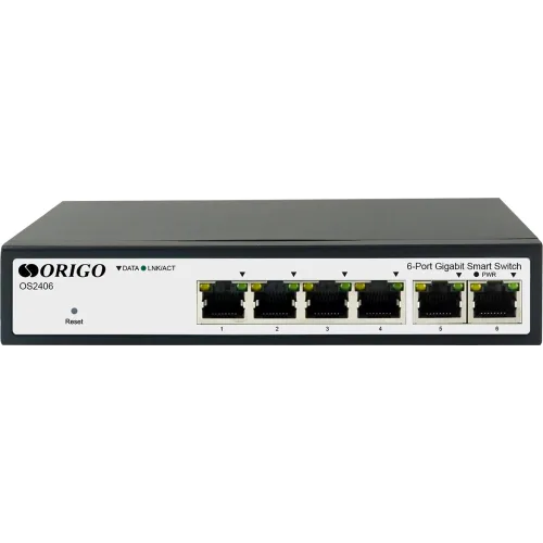 Коммутатор Origo OS2406 OS2406/A1A (L2) 6x1Гбит/с настраиваемый
