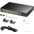 Коммутатор Cudy GS1026PS2 (L2) 26x1Гбит/с 2xКомбо(1000BASE-T/SFP) 2SFP 24PoE 300W неуправляемый