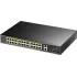 Коммутатор Cudy GS1026PS2 (L2) 26x1Гбит/с 2xКомбо(1000BASE-T/SFP) 2SFP 24PoE 300W неуправляемый