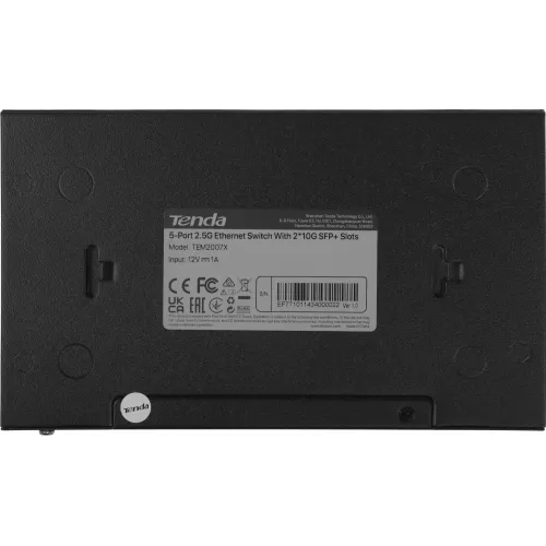 Коммутатор Tenda TEM2007X (L2) 5x2.5Гбит/с 2SFP+ неуправляемый