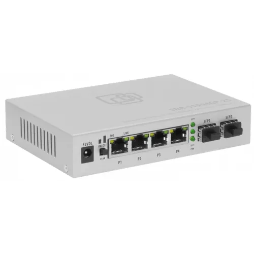 Коммутатор SNR SNR-S1904GP-2S (L2) 4x1Гбит/с 2SFP 4PoE 65W неуправляемый