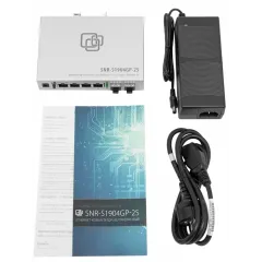 Коммутатор SNR SNR-S1904GP-2S (L2) 4x1Гбит/с 2SFP 4PoE 65W неуправляемый