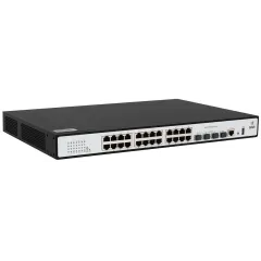 Коммутатор SNR SNR-S2989G-24TX-POE (L2+) 24x1Гбит/с 4SFP+ 24PoE 370W управляемый