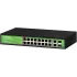Коммутатор Digma DSP216G-2G-2S-R300 (L2) 18x1Гбит/с 2SFP 16PoE 16PoE+ 2PoE++ 300W неуправляемый