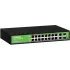 Коммутатор Digma DSP216G-2G-2S-R300 (L2) 18x1Гбит/с 2SFP 16PoE 16PoE+ 2PoE++ 300W неуправляемый