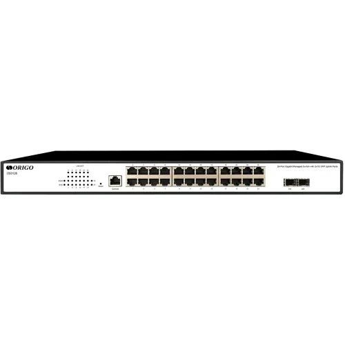 Коммутатор Origo OS3126 OS3126/A1A (L2) 24x1Гбит/с 2SFP управляемый