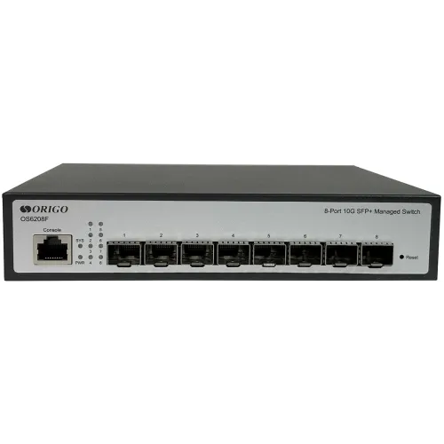 Коммутатор Origo OS6208F OS6208F/A1A (L2) 8SFP+ управляемый