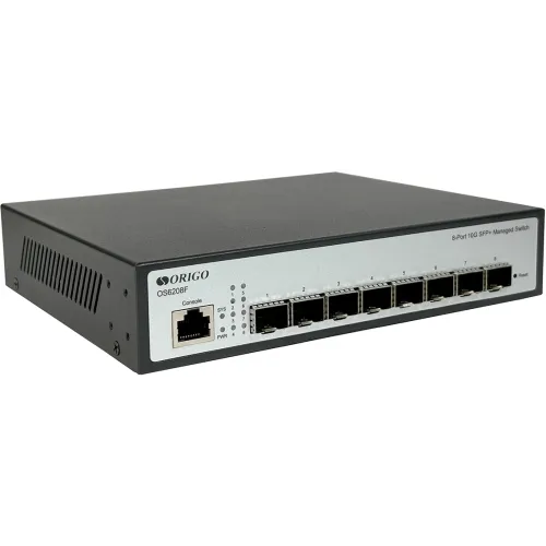 Коммутатор Origo OS6208F OS6208F/A1A (L2) 8SFP+ управляемый