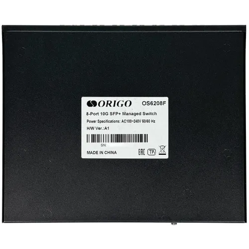 Коммутатор Origo OS6208F OS6208F/A1A (L2) 8SFP+ управляемый